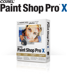 Paint Shop Pro X product box